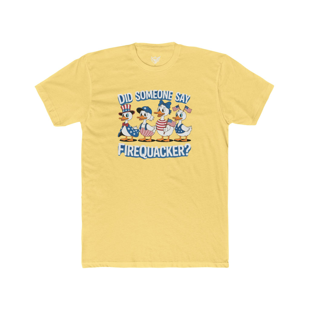 Firequackers Cotton Crew Tee