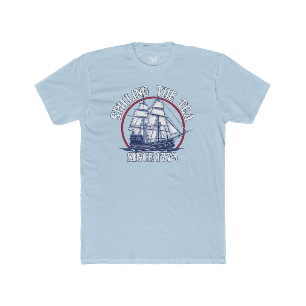 Spilling The Tea Cotton Crew Tee