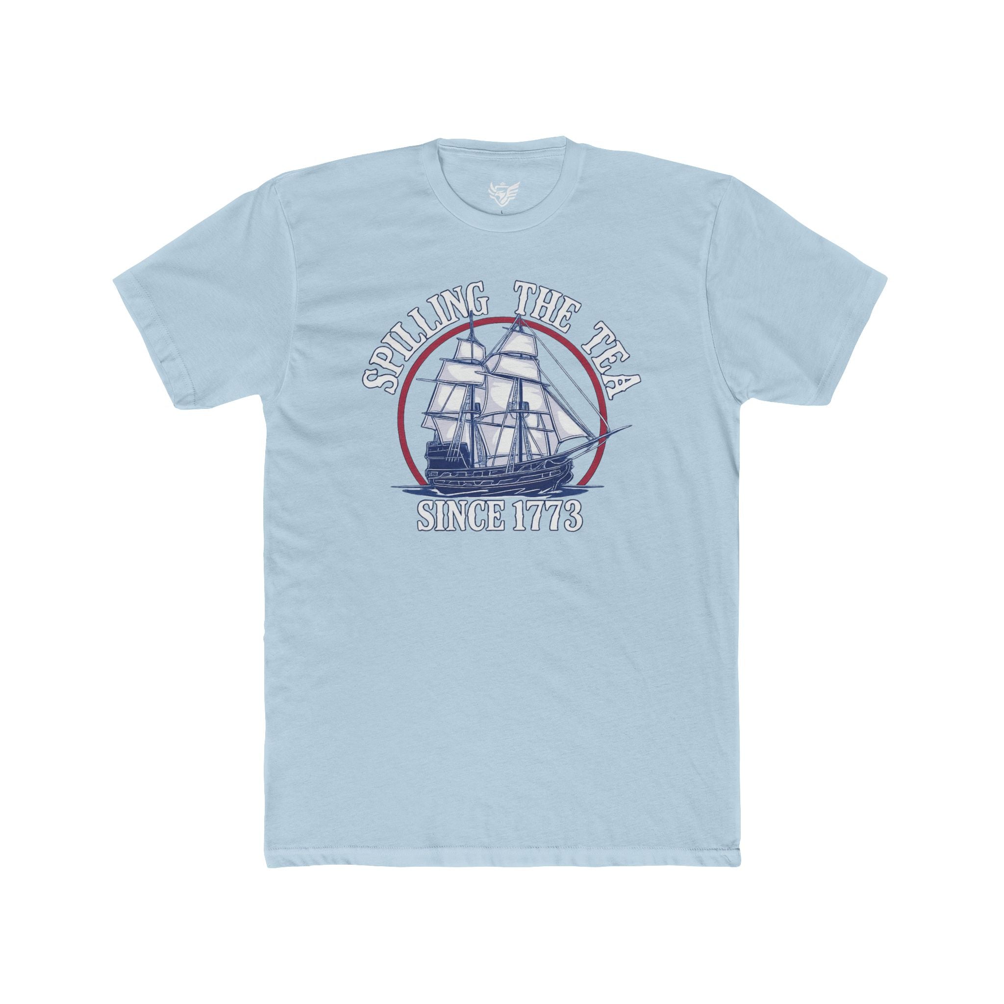 Spilling The Tea Cotton Crew Tee