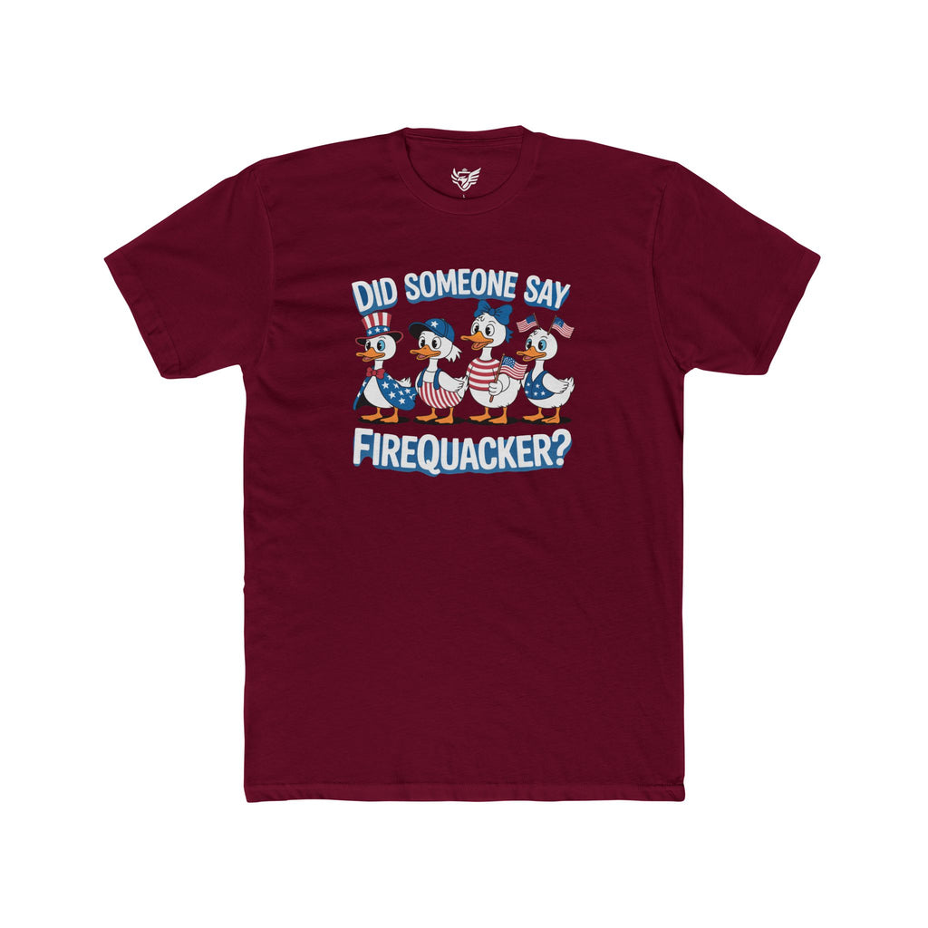 Firequackers Cotton Crew Tee