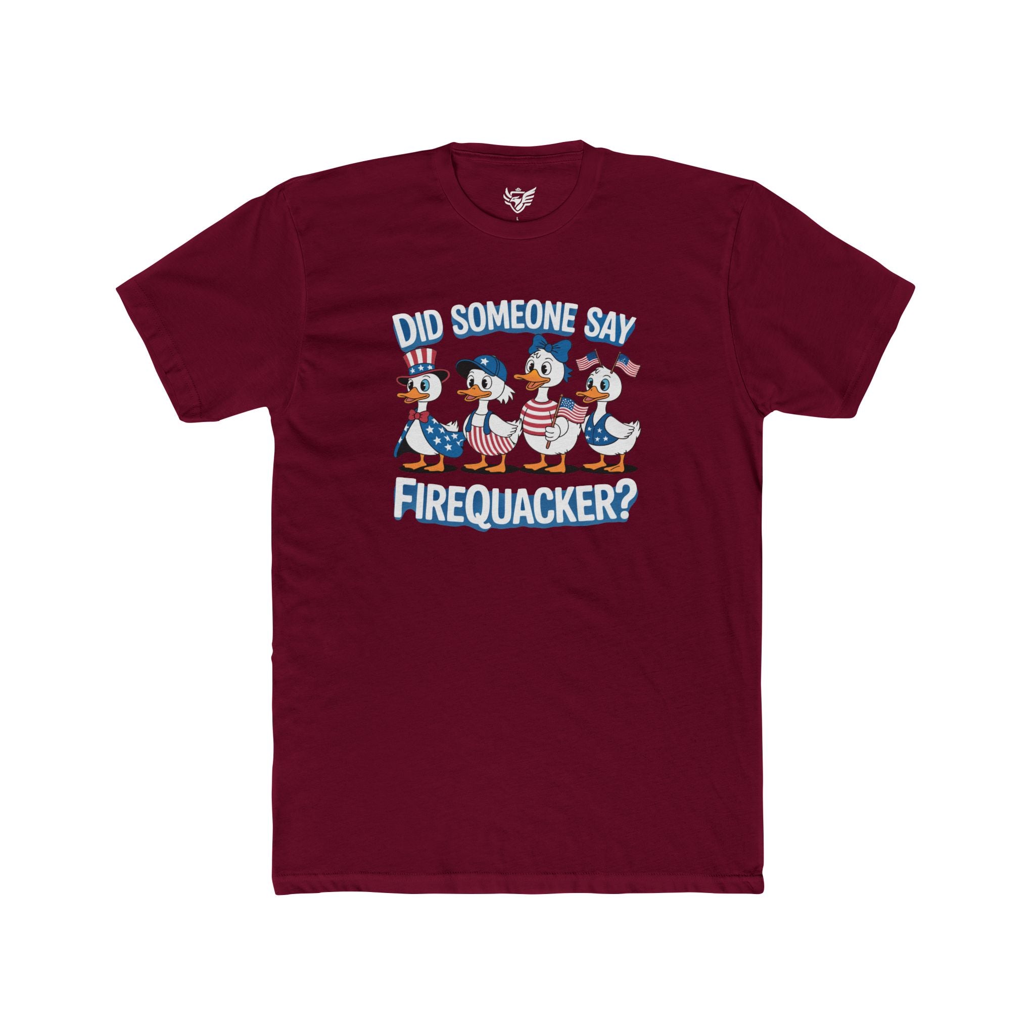Firequackers Cotton Crew Tee