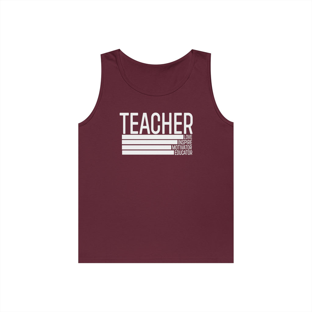 Teacher Heavy Cotton Tank Top