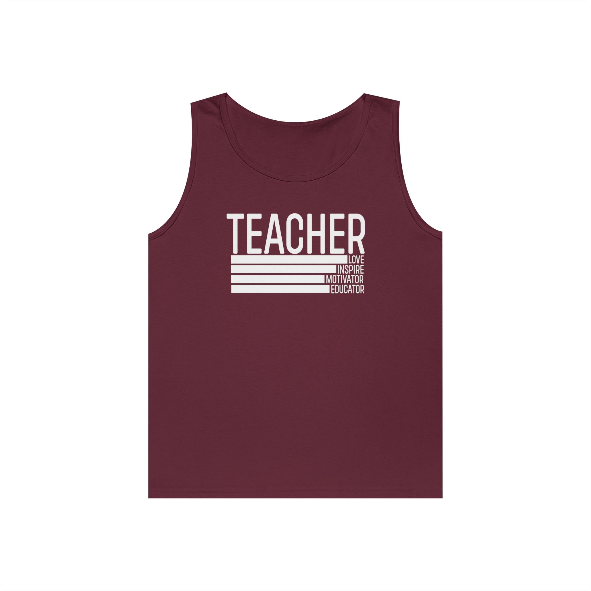 Teacher Heavy Cotton Tank Top