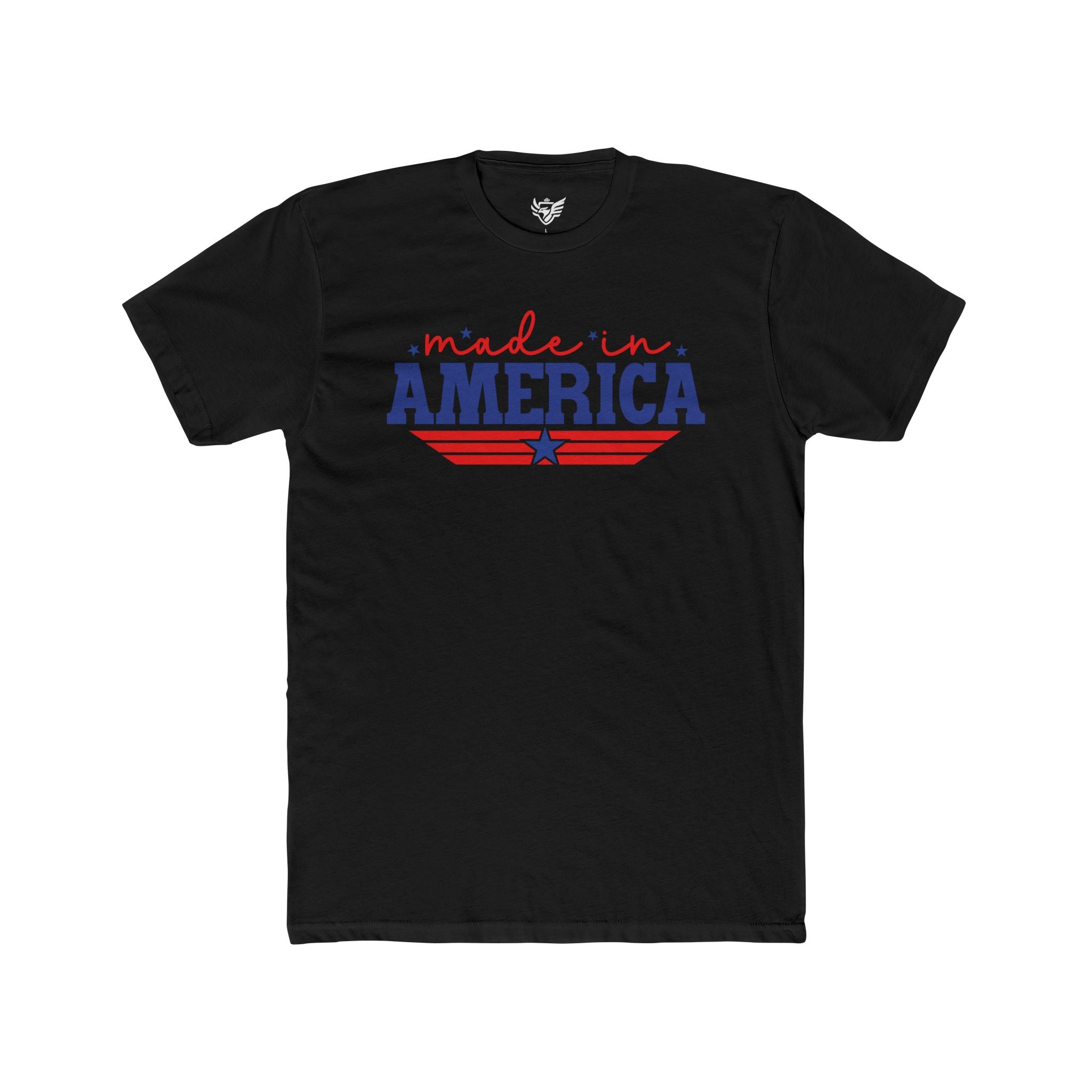 Made In America Cotton Crew Tee