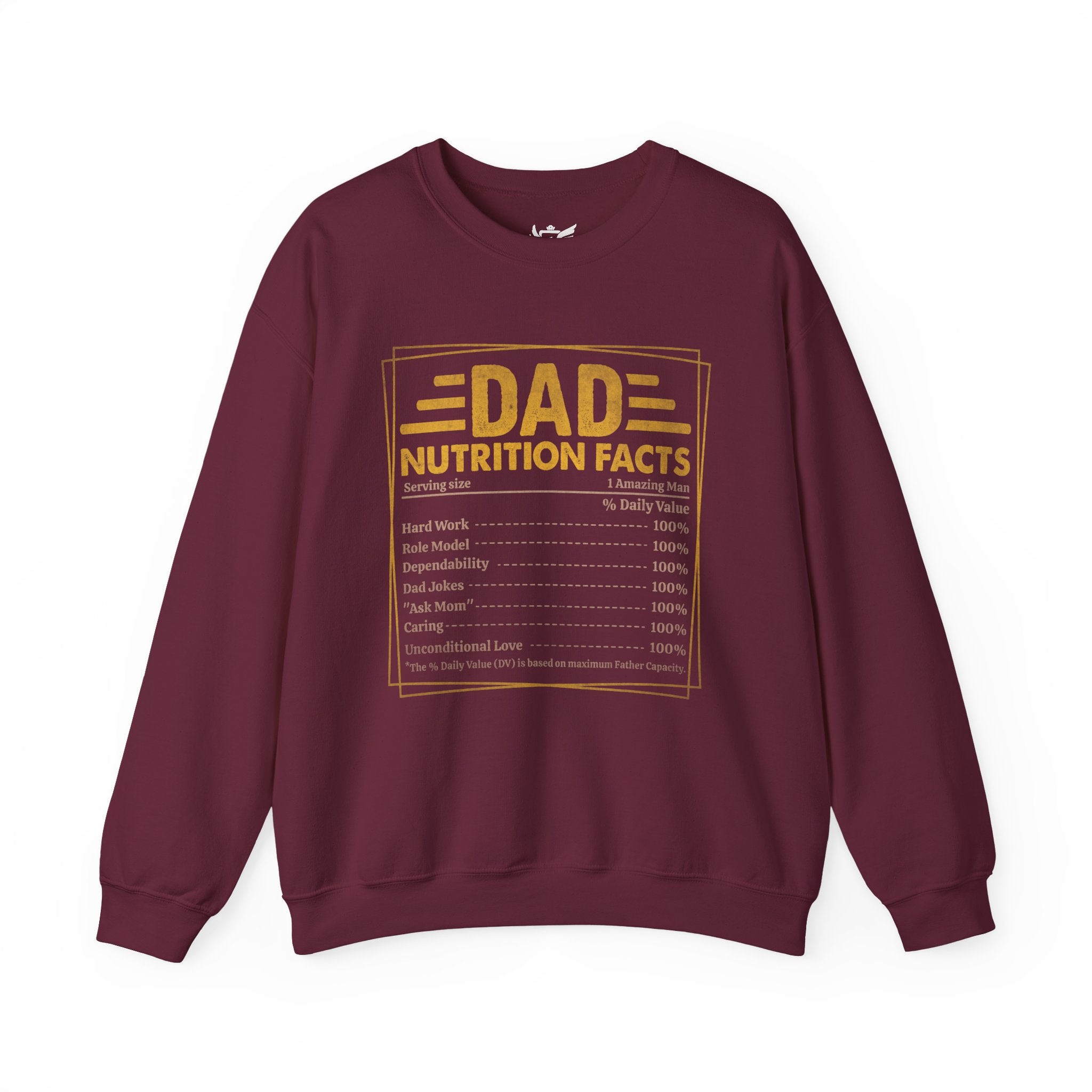 Dad Nutrition Facts Heavy Blend™ Crewneck Sweatshirt