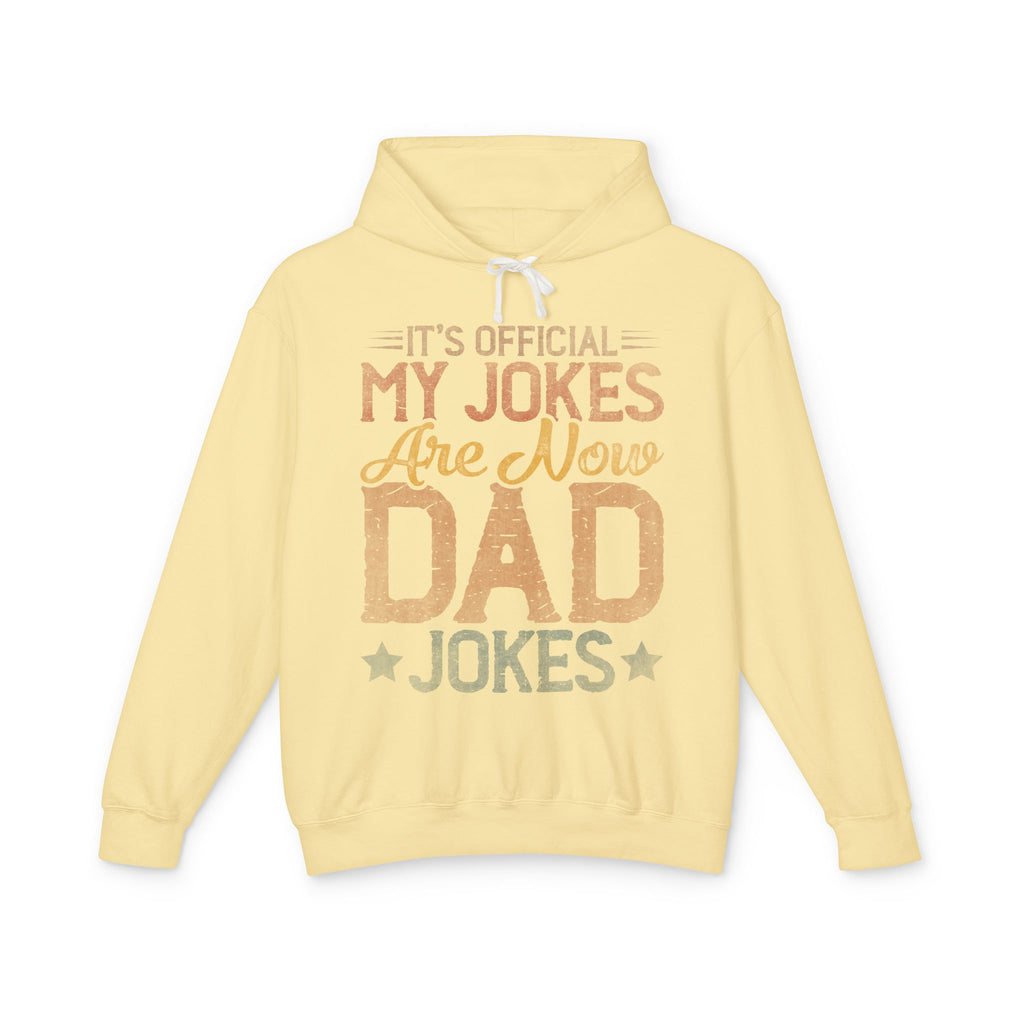 Dad Jokes Lightweight Hooded Sweatshirt