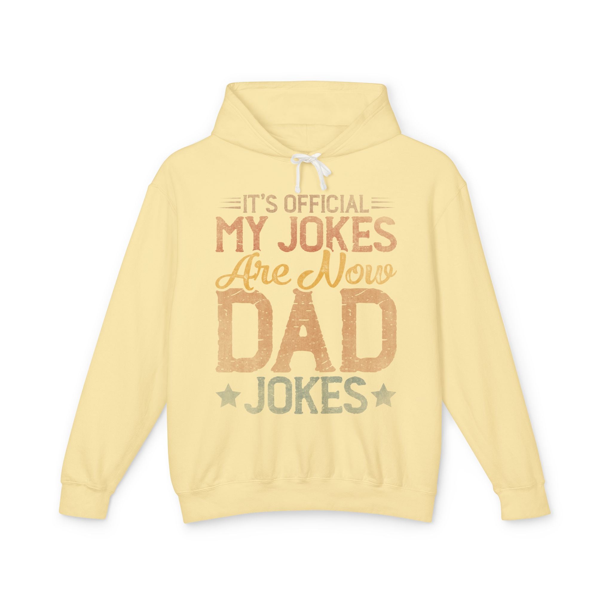 Dad Jokes Lightweight Hooded Sweatshirt