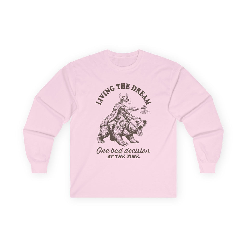 Living The Dream Cotton Long Sleeve Tee