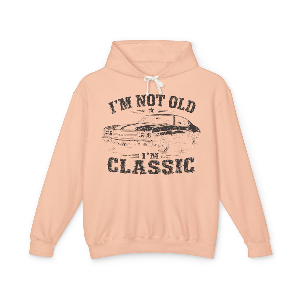 Not Old, Classic Lightweight Hooded Sweatshirt