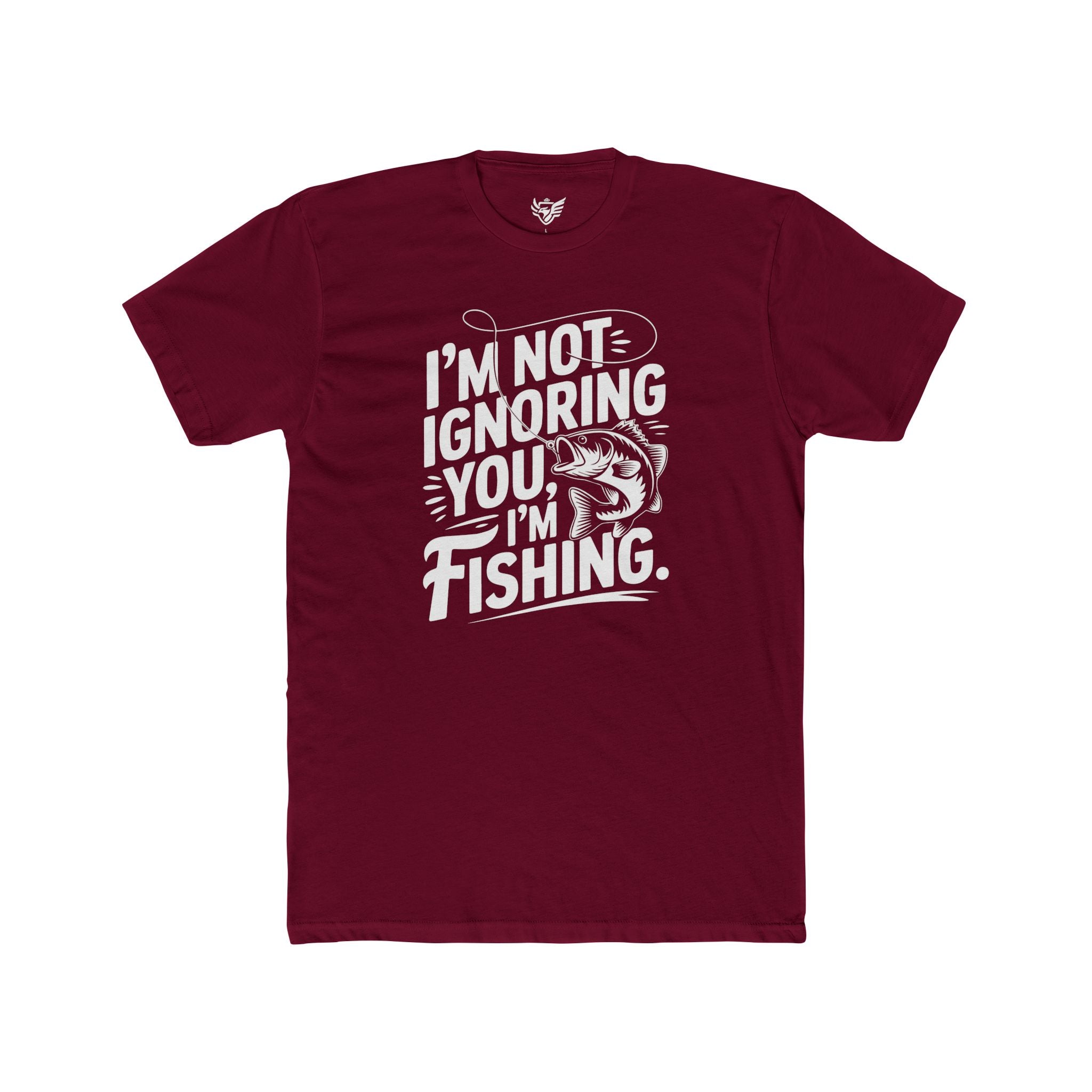 I'm Not Ignoring You Cotton Crew Tee