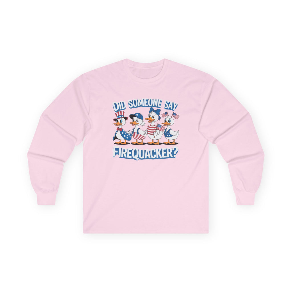 Firequackers Cotton Long Sleeve Tee