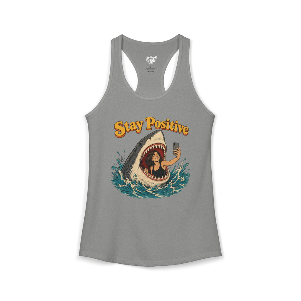 Stay Positive Ideal Racerback Tank