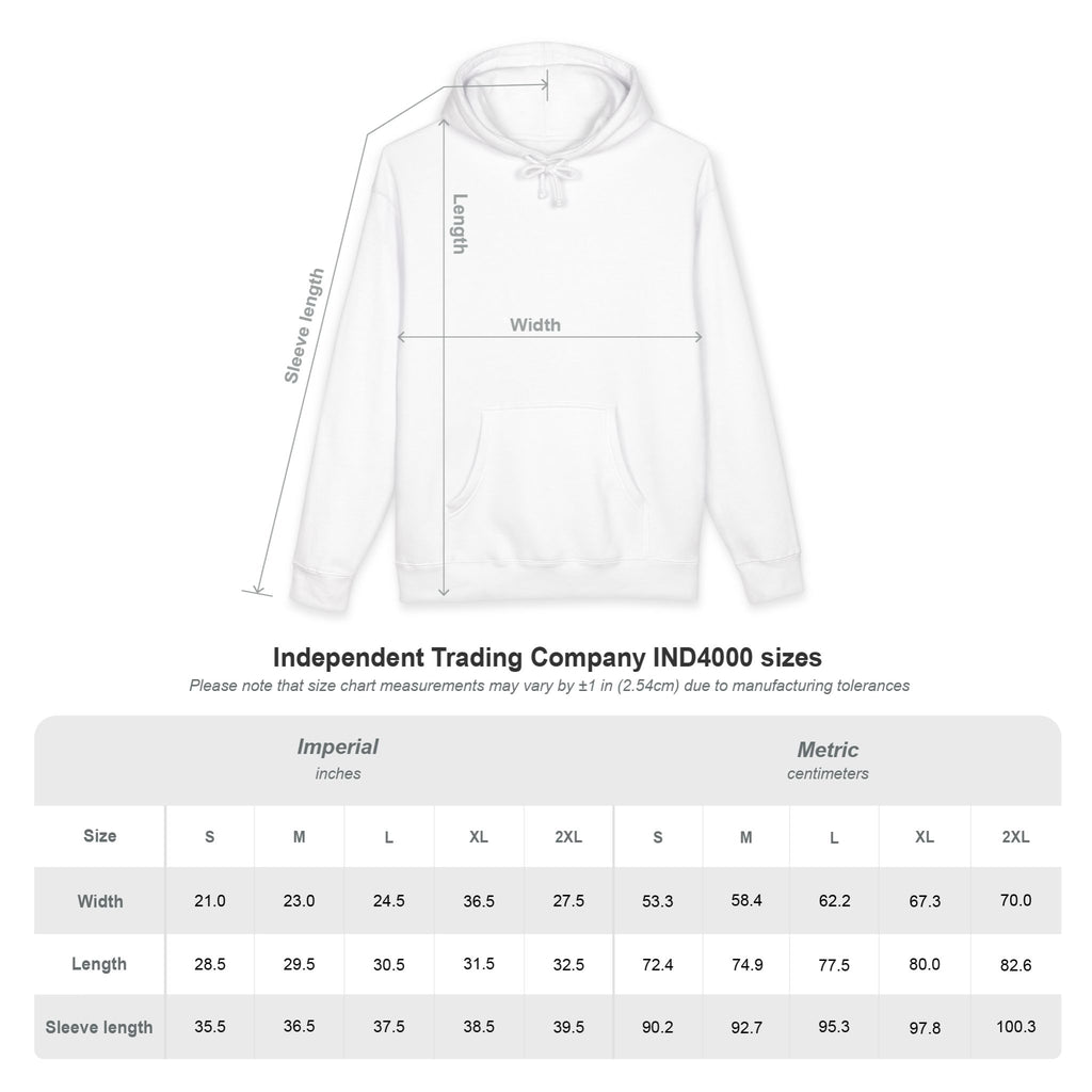 Royal Sparrow Unisex Heavyweight Hooded Sweatshirt