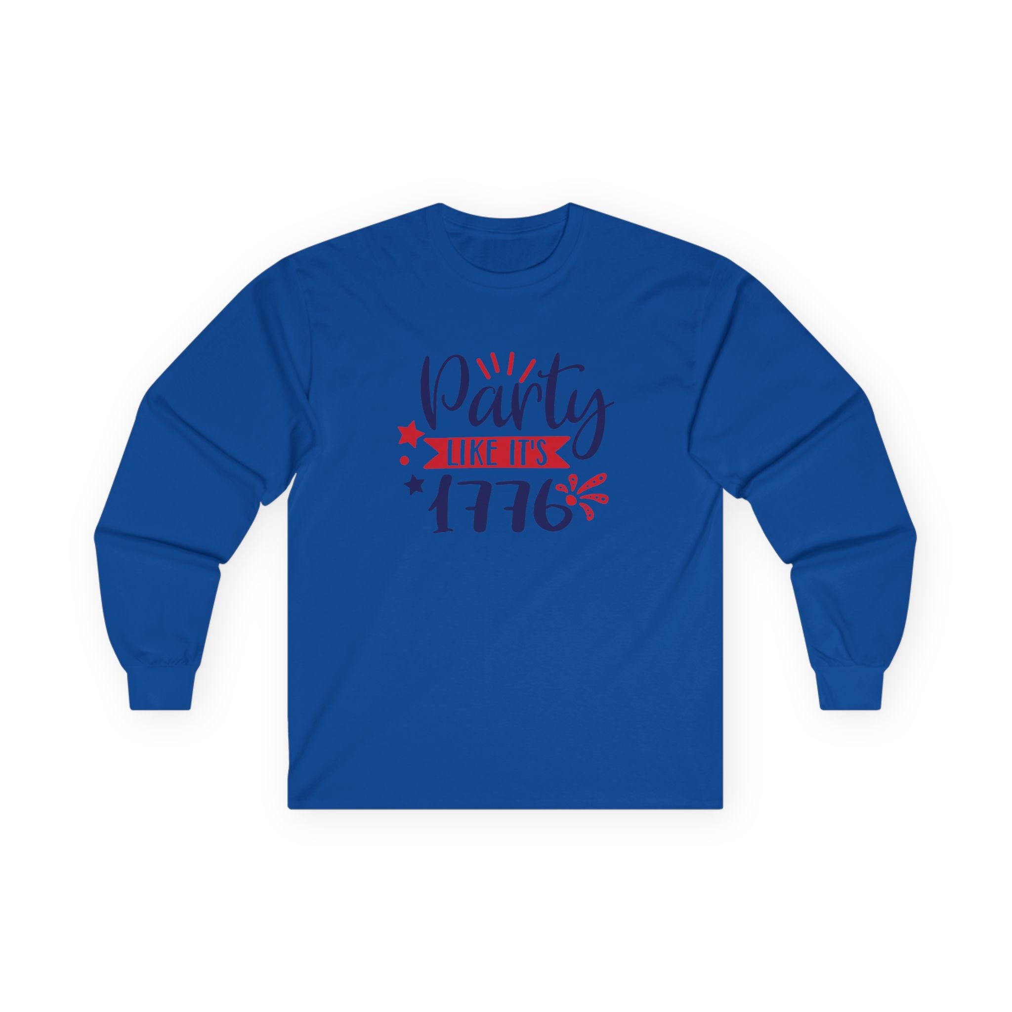 Party Like It's 1776 Cotton Long Sleeve Tee