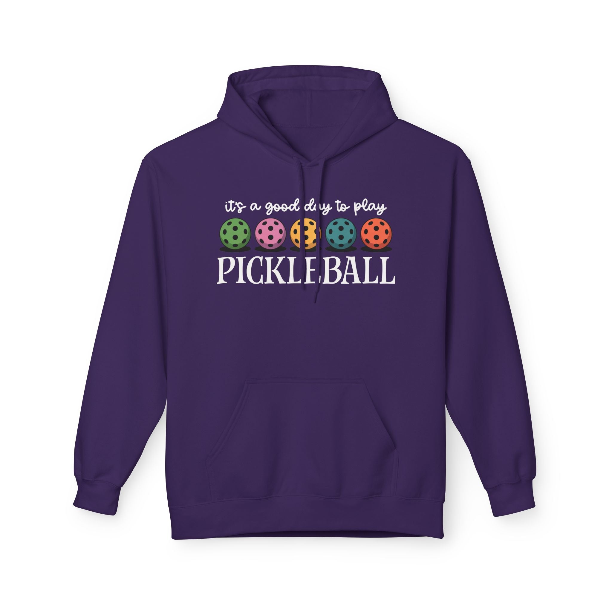 Good Day Pickleball Midweight Softstyle Fleece Hoodie