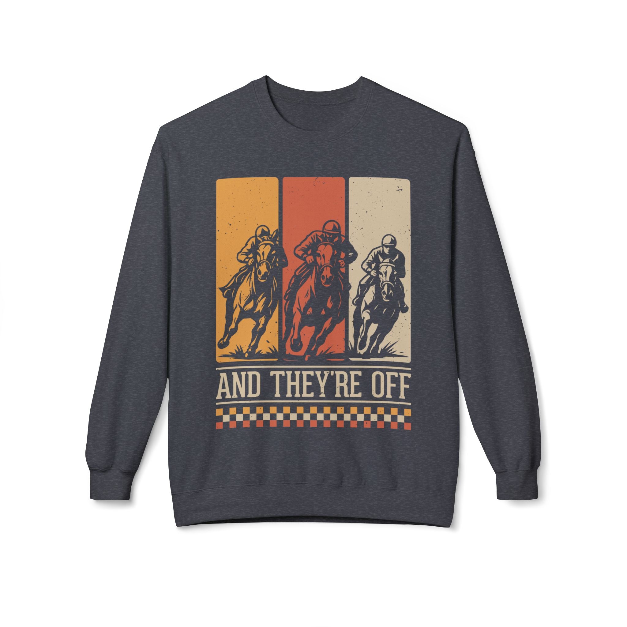 Racing Midweight Softstyle Fleece Crewneck Sweatshirt
