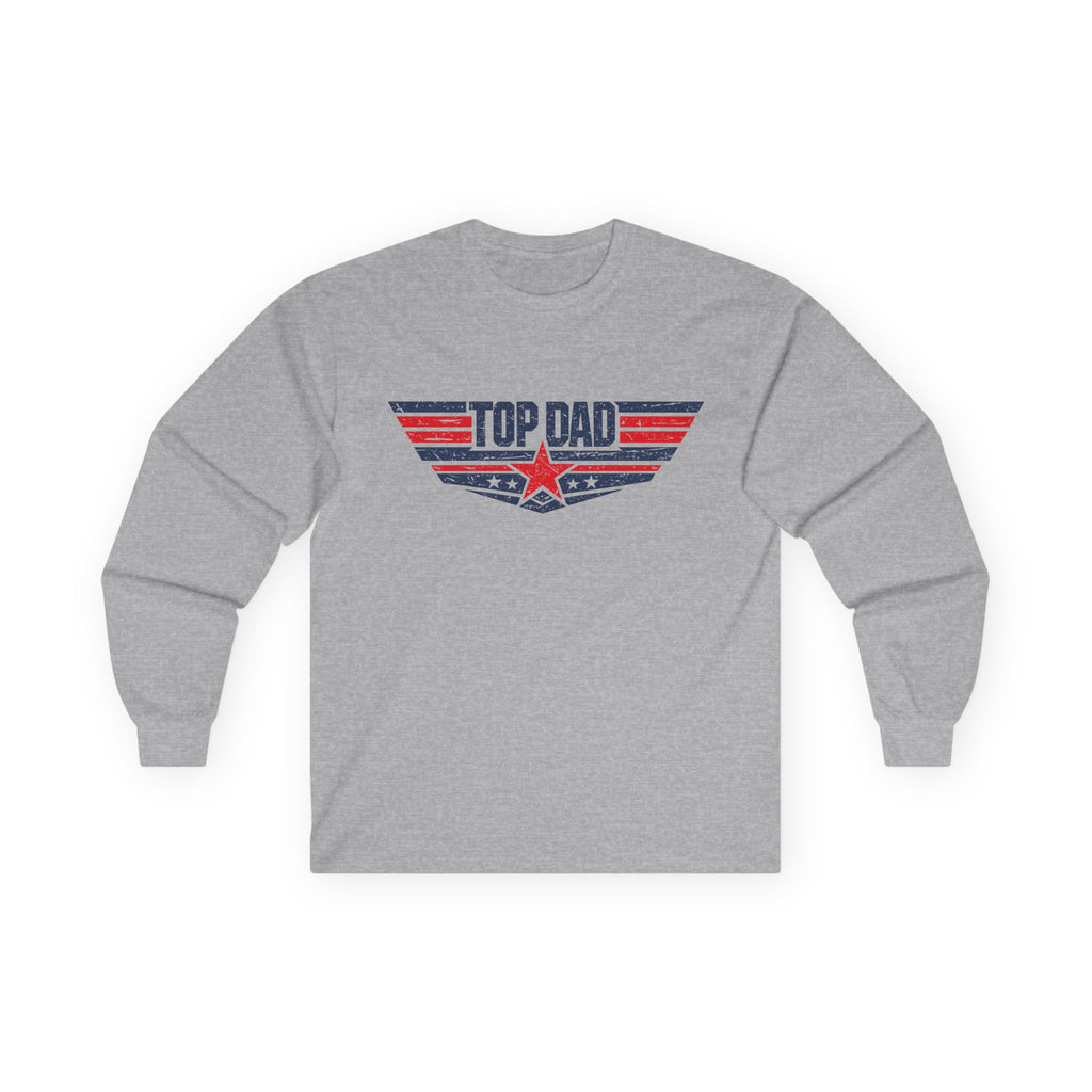 Top Dad Cotton Long Sleeve Tee