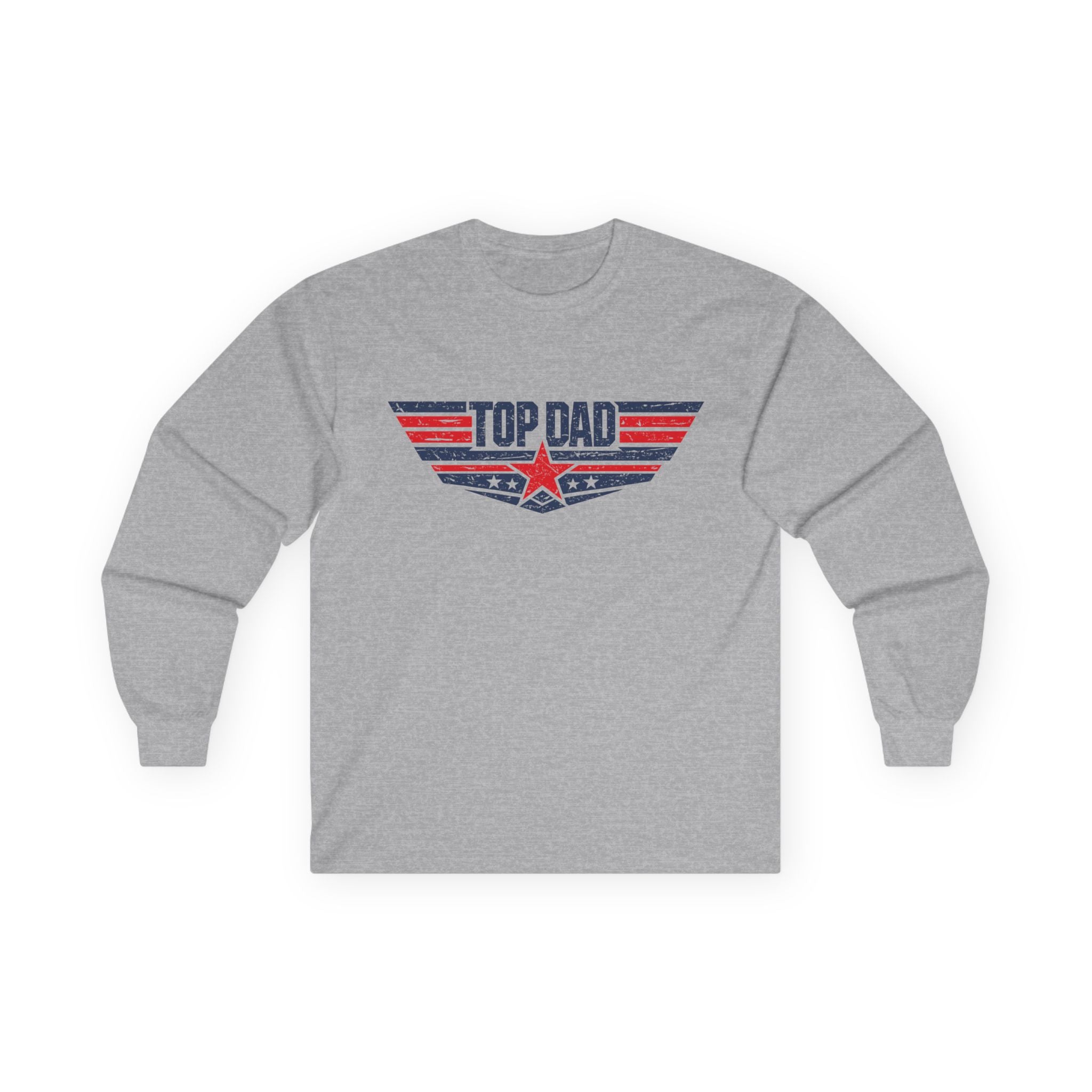 Top Dad Cotton Long Sleeve Tee