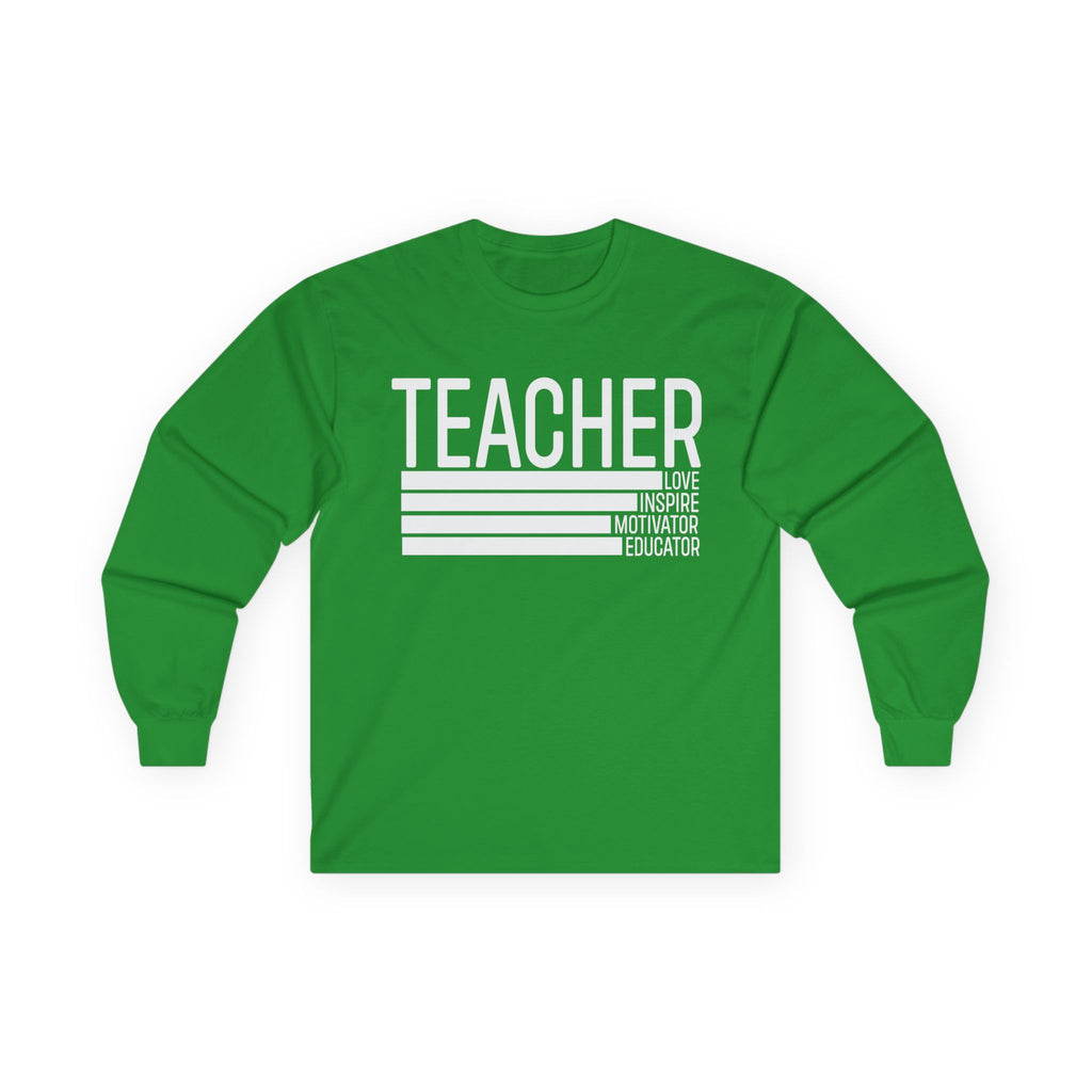 Teacher Cotton Long Sleeve Tee