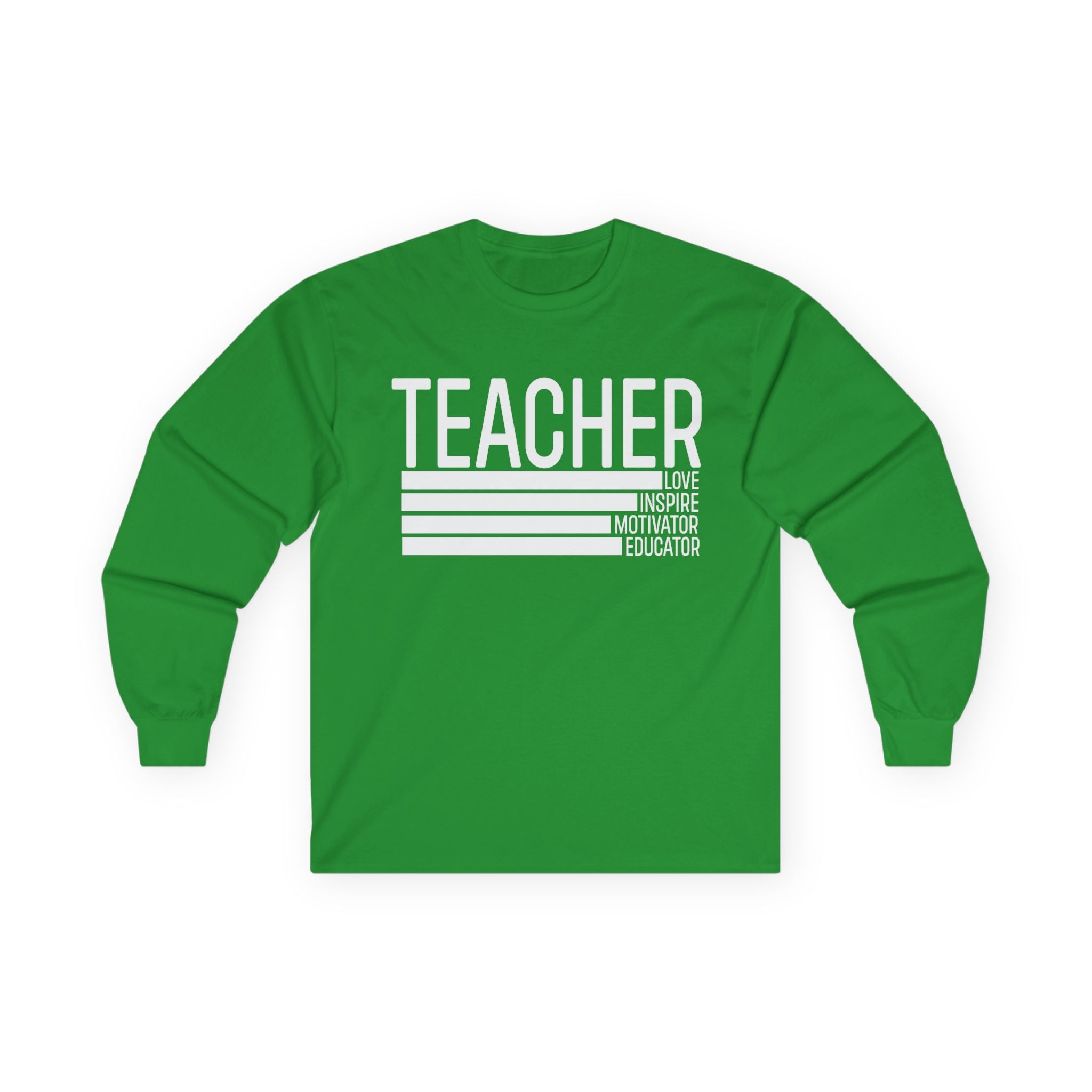 Teacher Cotton Long Sleeve Tee