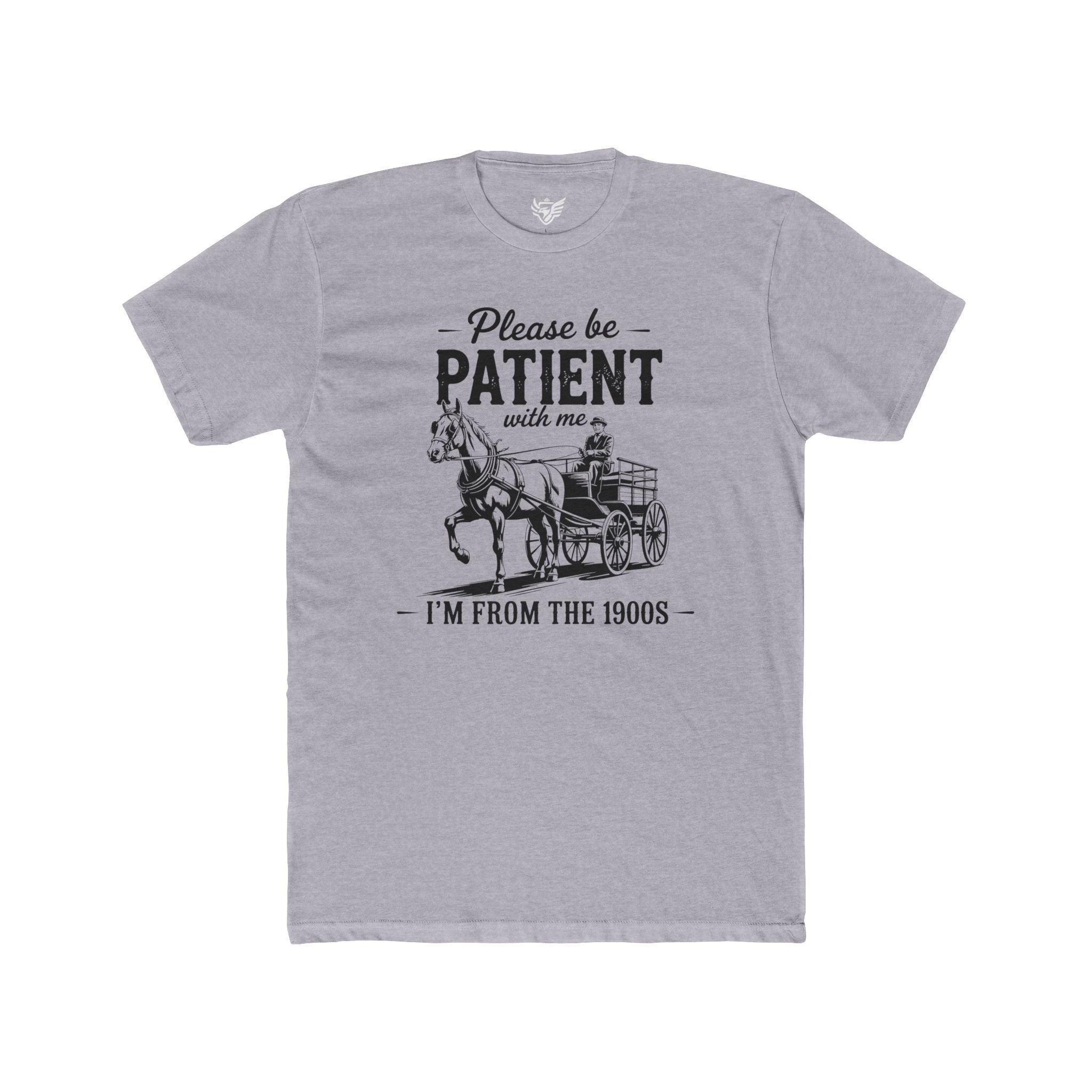 Please Be Patient With Me I'm From the 1900s Cotton Crew Tee