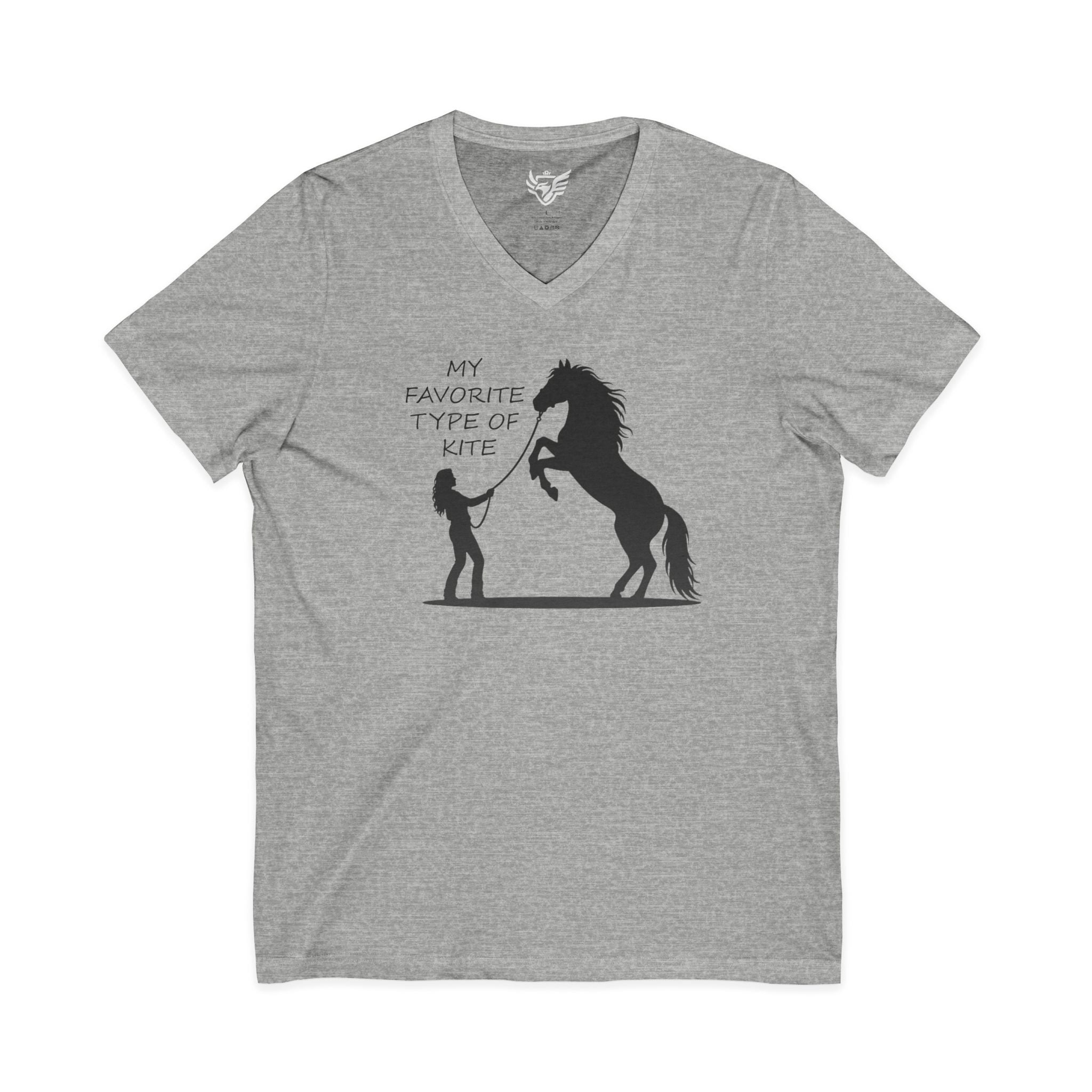 My Favorite Type of Kite Jersey Short Sleeve V-Neck Tee