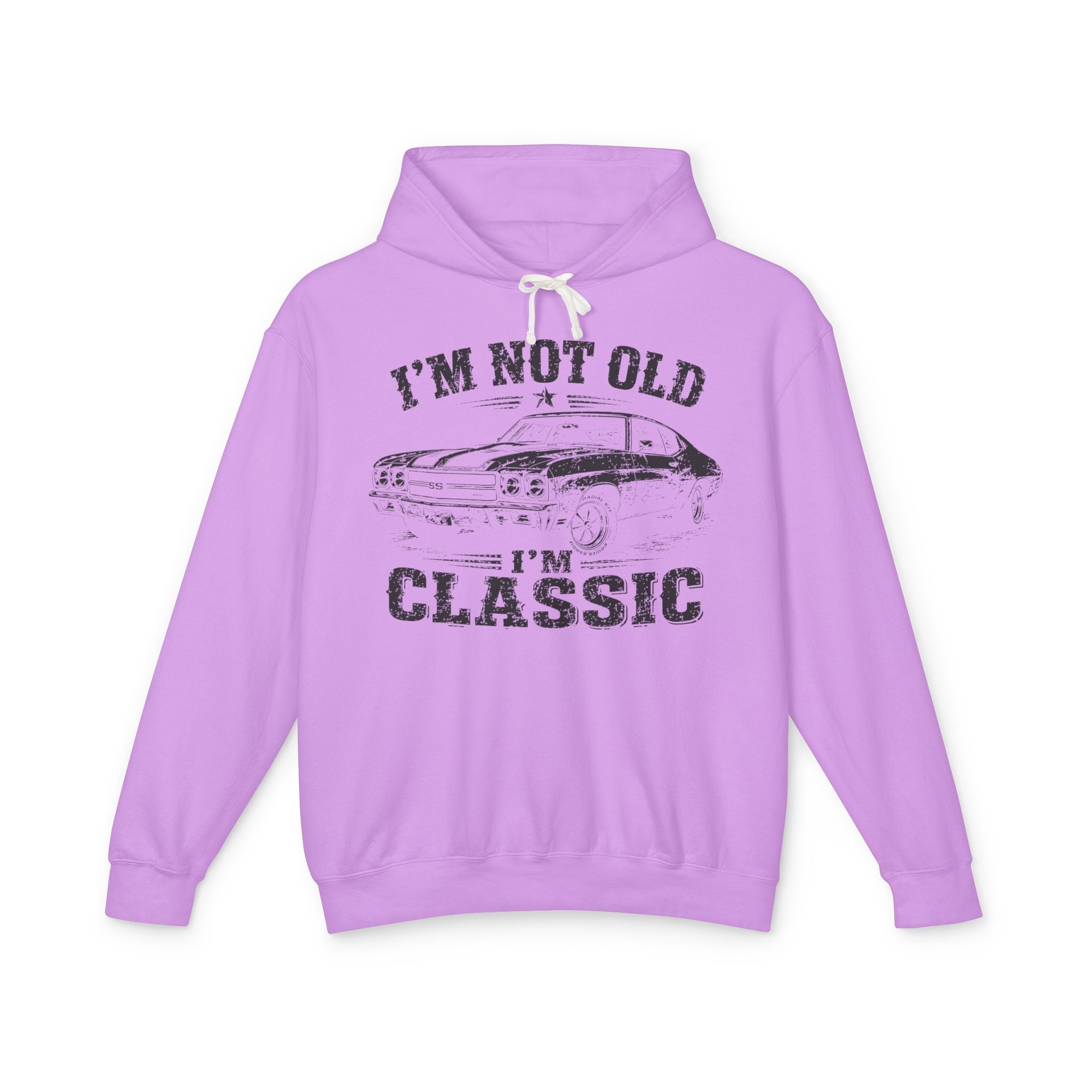 Not Old, Classic Lightweight Hooded Sweatshirt