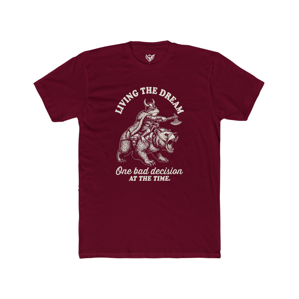 Living The Dream Cotton Crew Tee