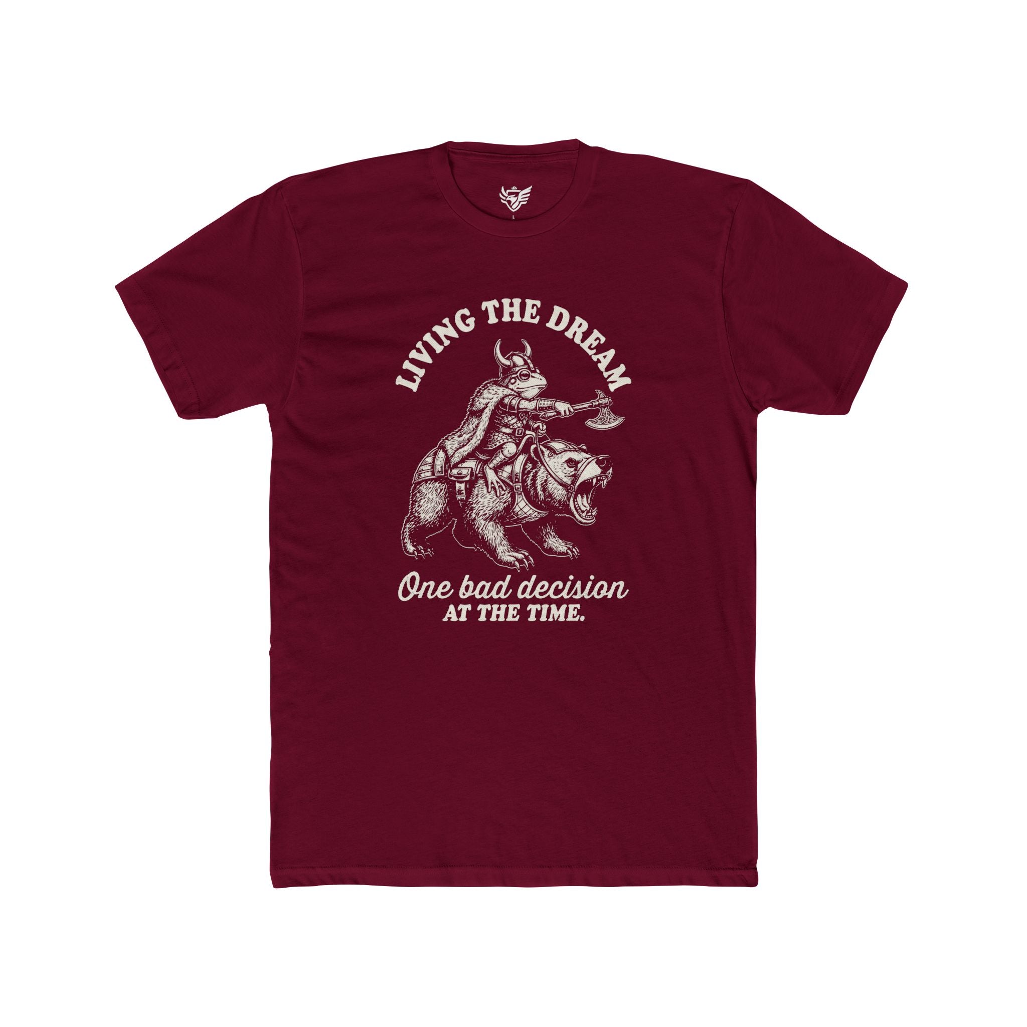 Living The Dream Cotton Crew Tee