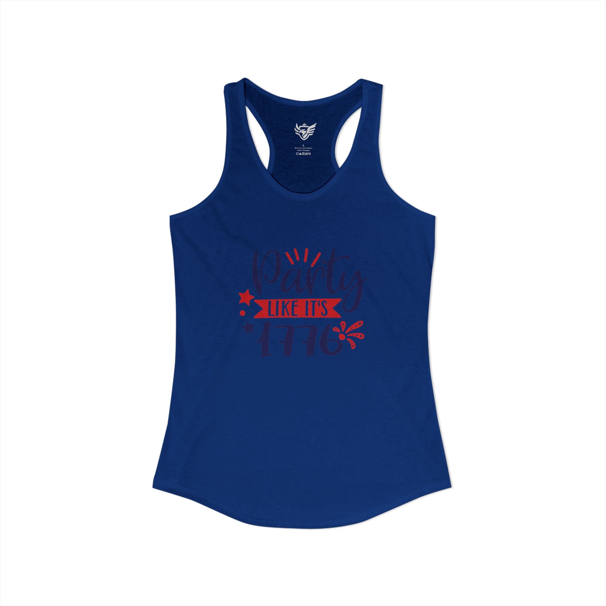 Party Like It's 1776 Ideal Racerback Tank
