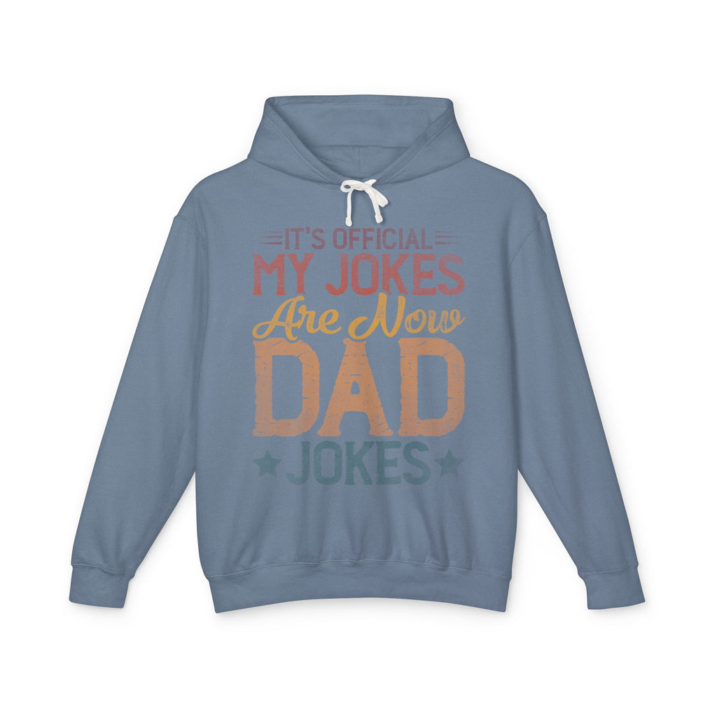 Dad Jokes Lightweight Hooded Sweatshirt