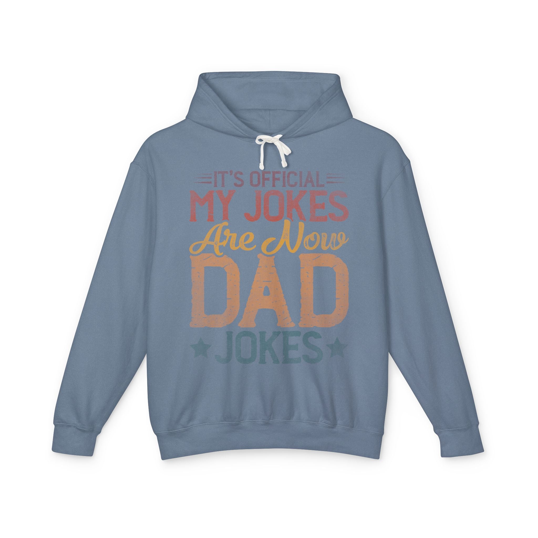 Dad Jokes Lightweight Hooded Sweatshirt