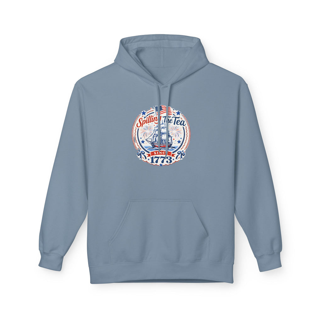 Spilling The Tea Midweight Softstyle Fleece Hoodie
