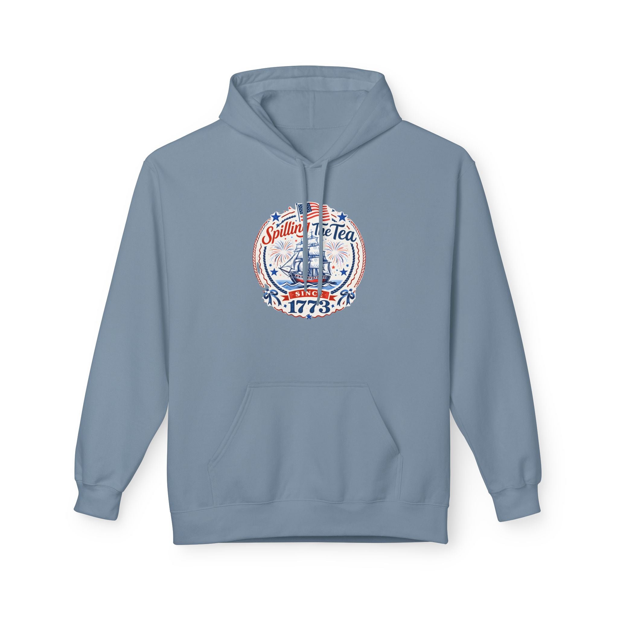 Spilling The Tea Midweight Softstyle Fleece Hoodie