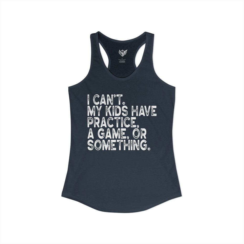 Busy Parents Ideal Racerback Tank