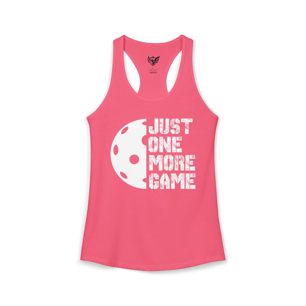 Just One More Game Ideal Racerback Tank