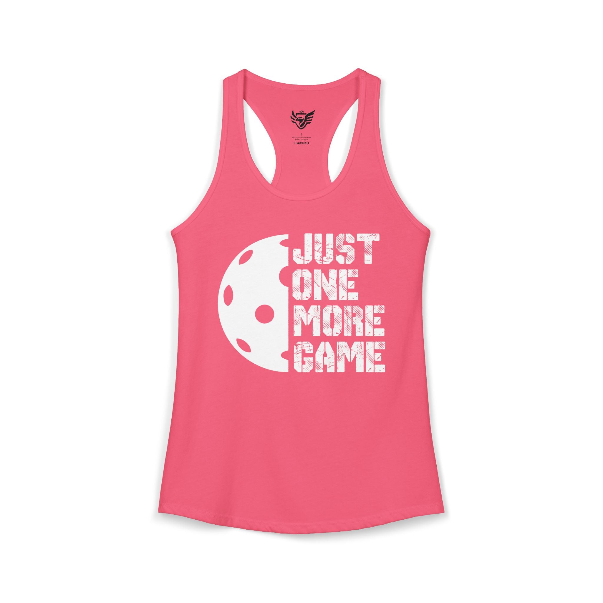 Just One More Game Ideal Racerback Tank