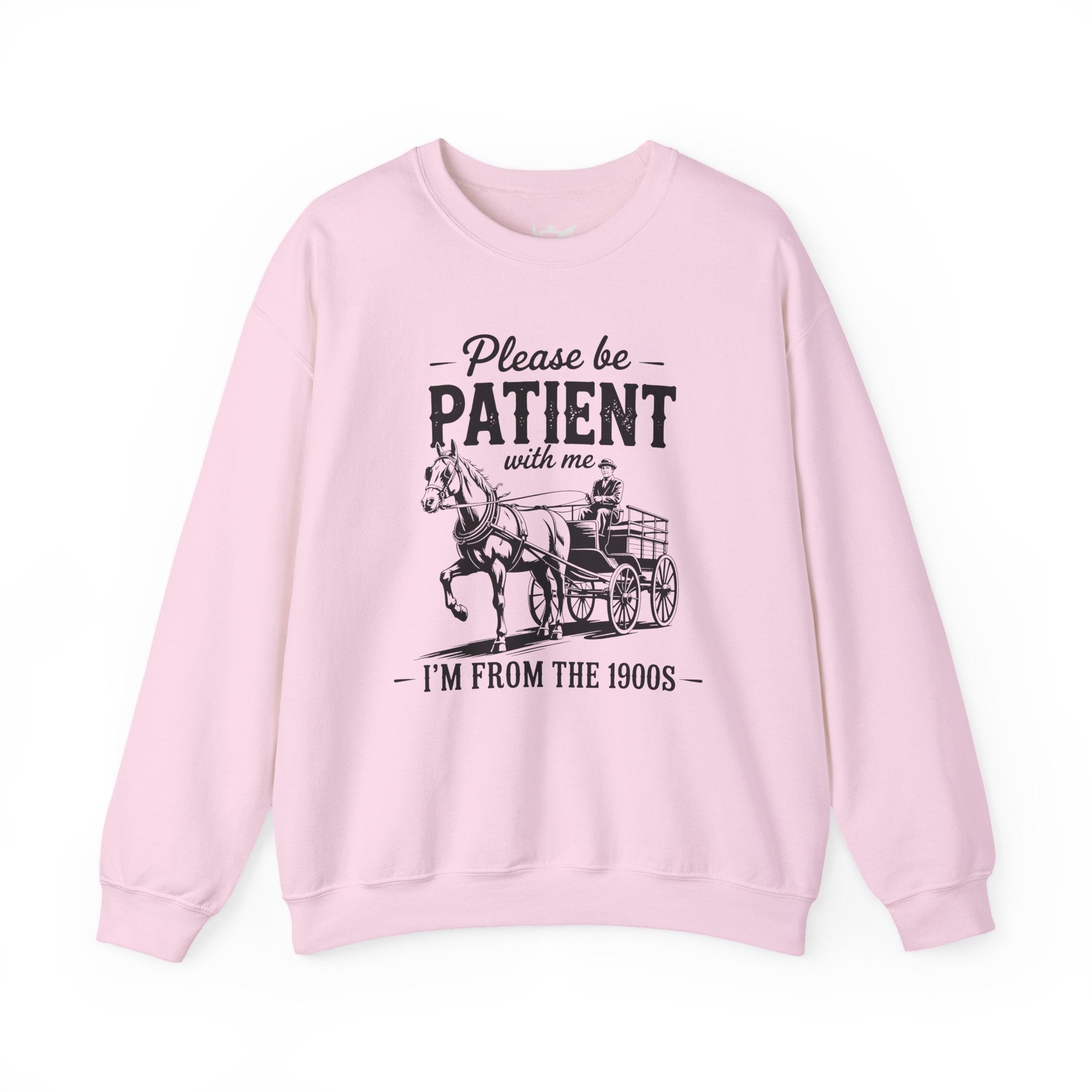 Please Be Patient With Me I'm From the 1900s Heavy Blend™ Crewneck Sweatshirt