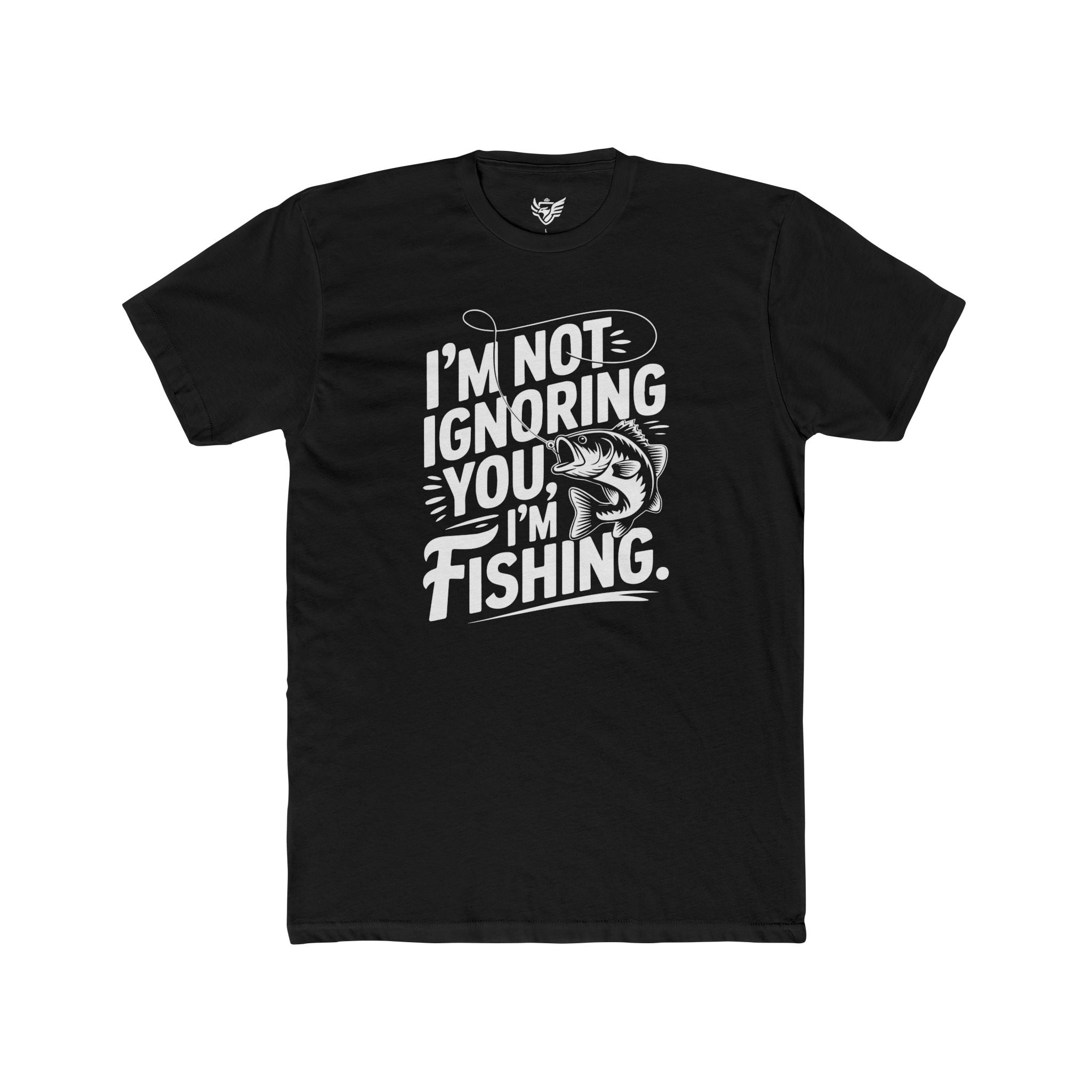 I'm Not Ignoring You Cotton Crew Tee