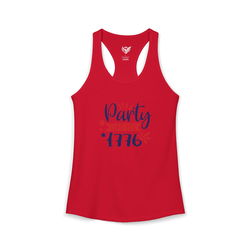 Party Like It's 1776 Ideal Racerback Tank