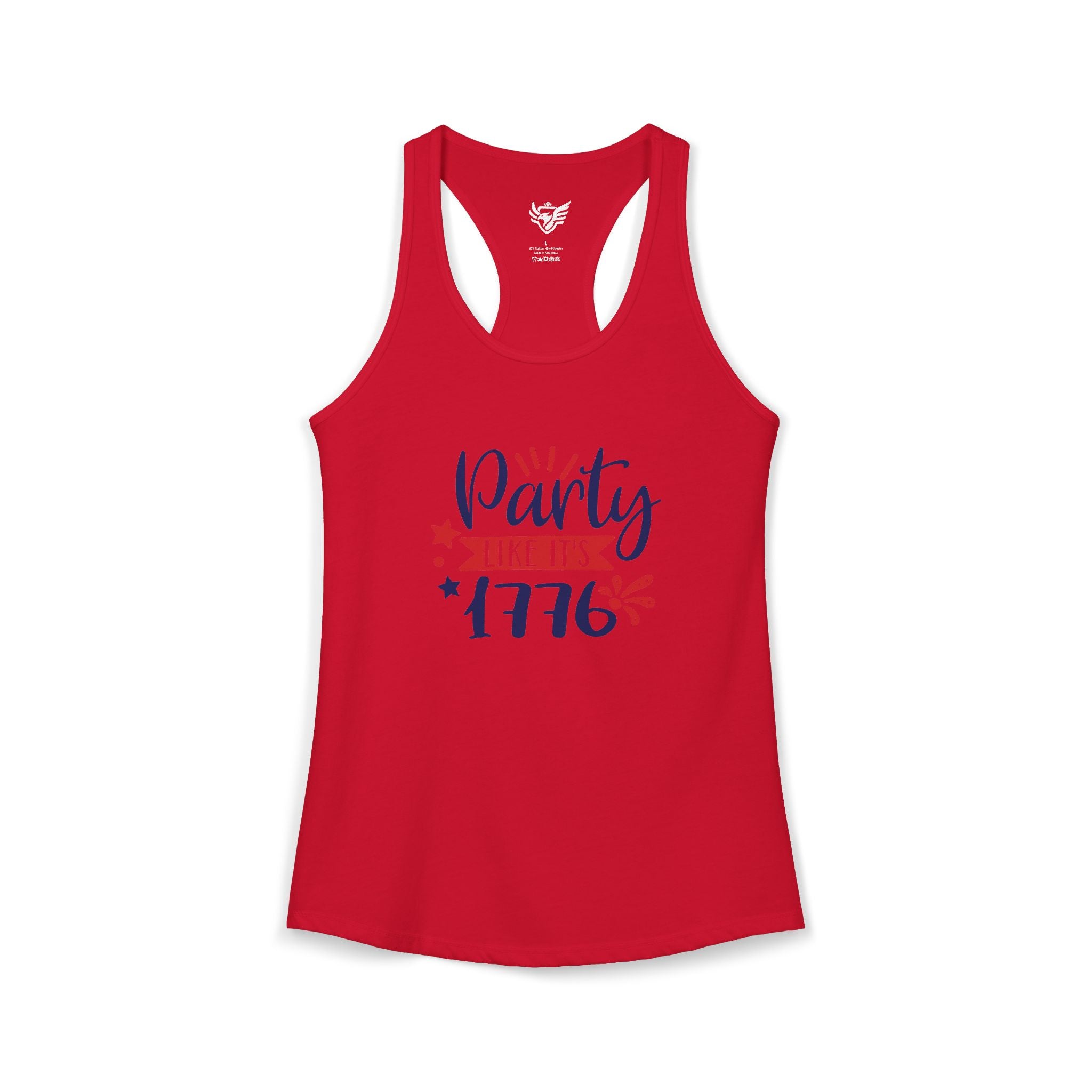 Party Like It's 1776 Ideal Racerback Tank