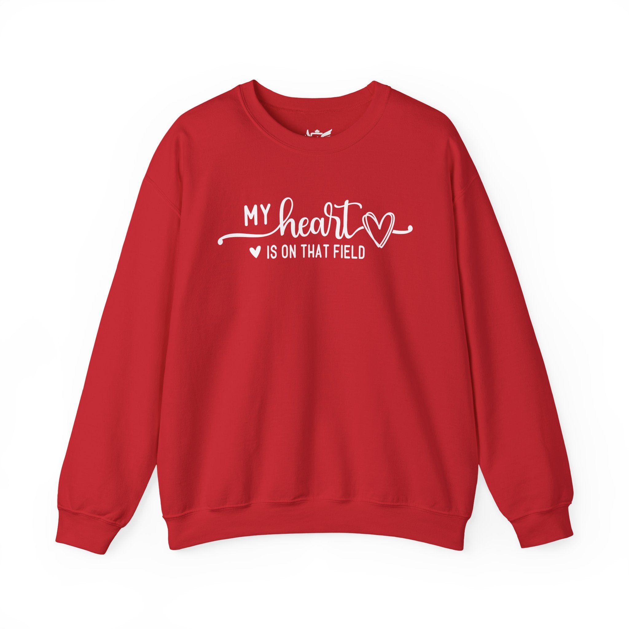 My Heart is on that Field Heavy Blend™ Crewneck Sweatshirt