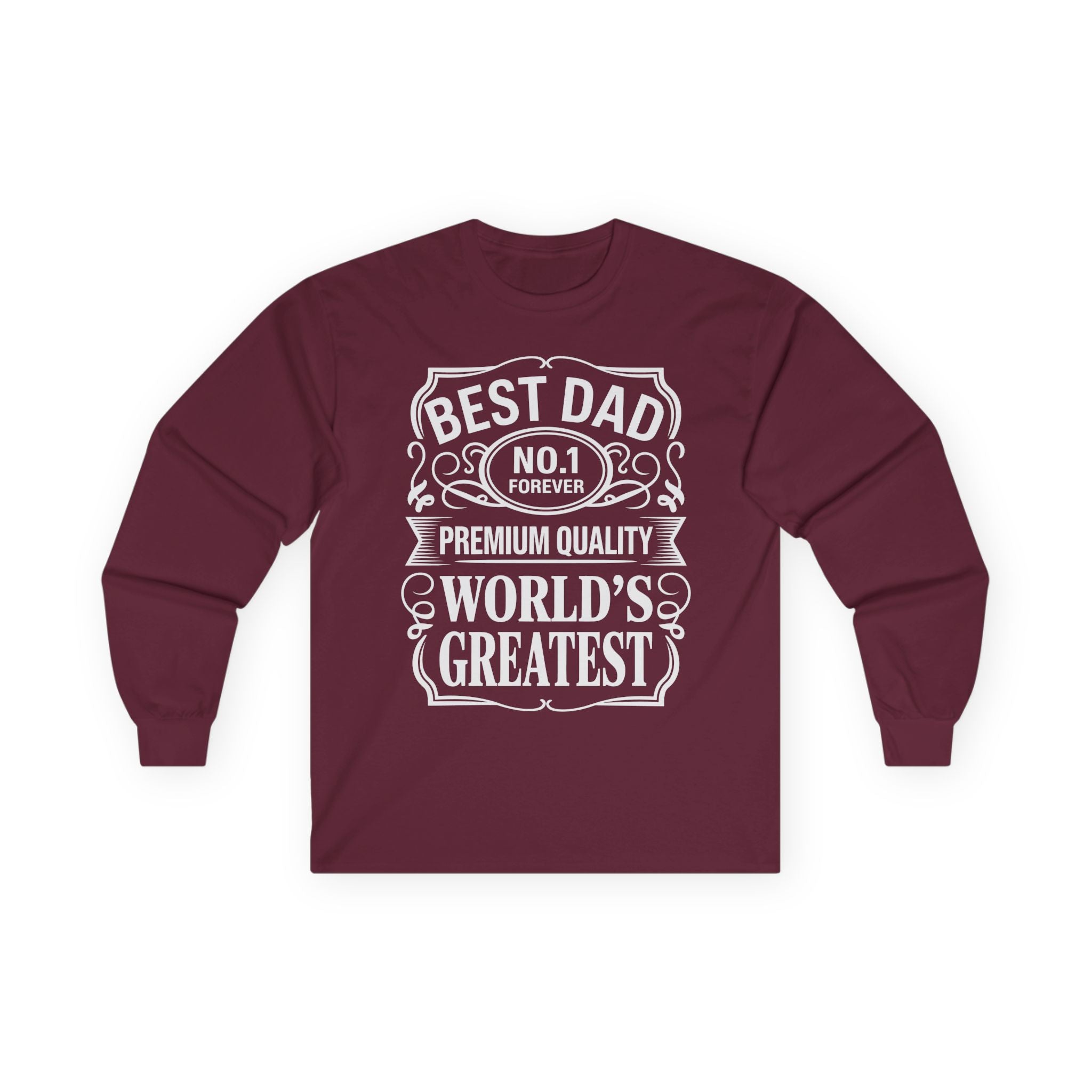 Bourbon Dad Cotton Long Sleeve Tee