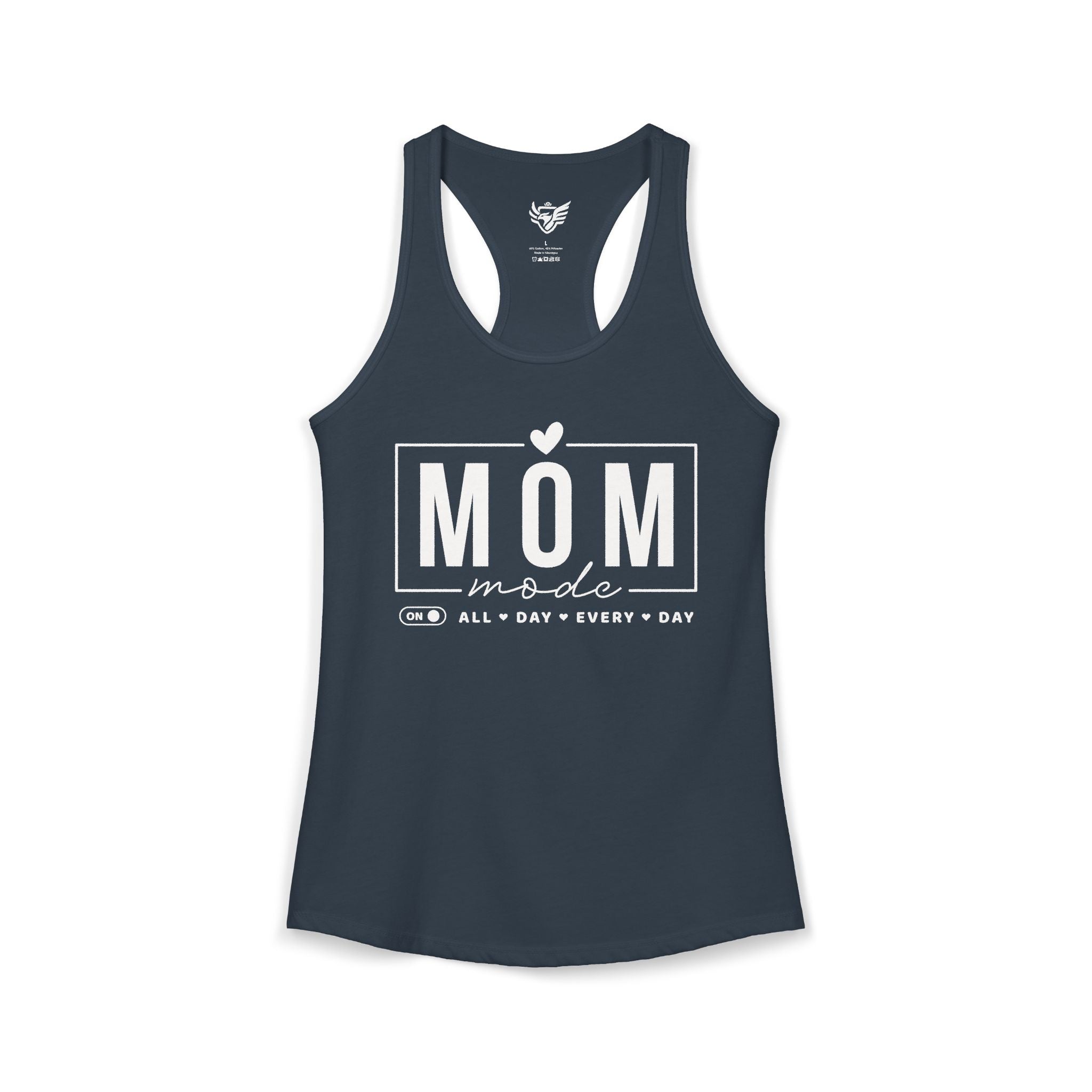 Mom Mode Ideal Racerback Tank