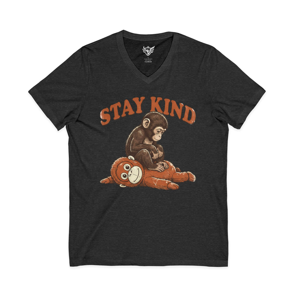 Stay Kind Jersey Short Sleeve V-Neck Tee