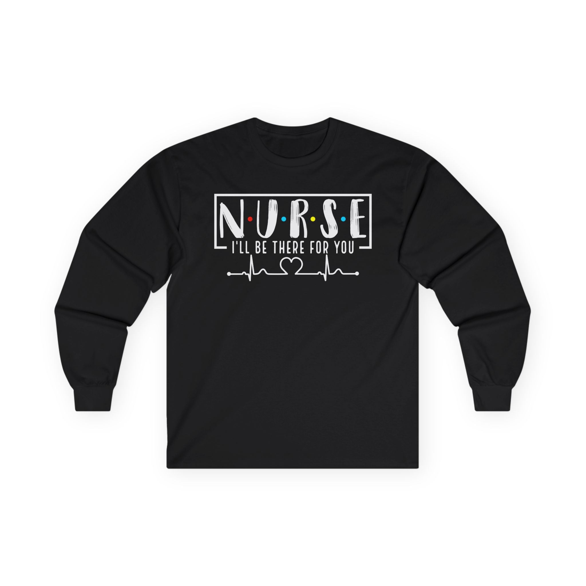 Friends Theme Nurse Cotton Long Sleeve Tee