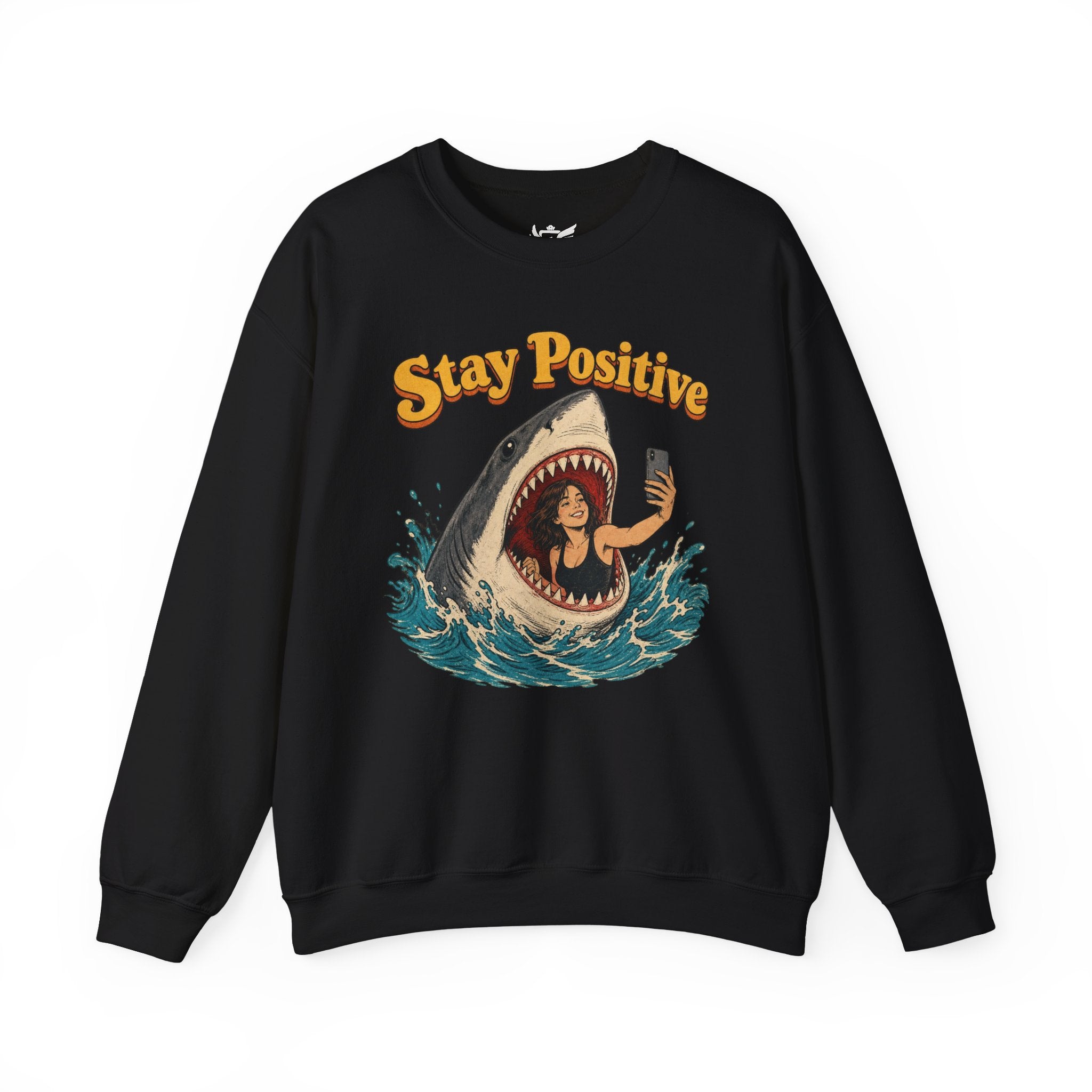 Stay Positive Heavy Blend™ Crewneck Sweatshirt