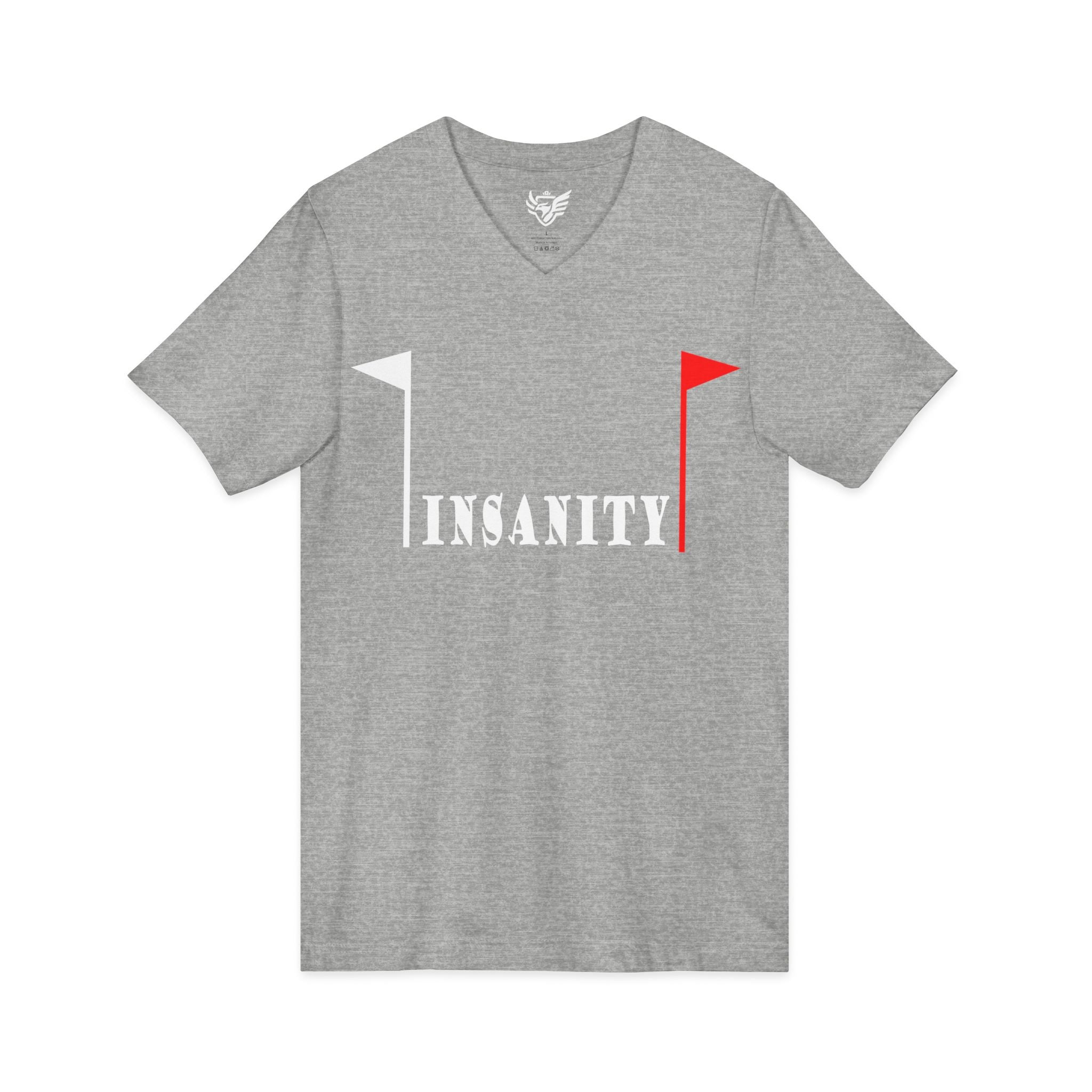 Insanity Jersey Short Sleeve V-Neck Tee