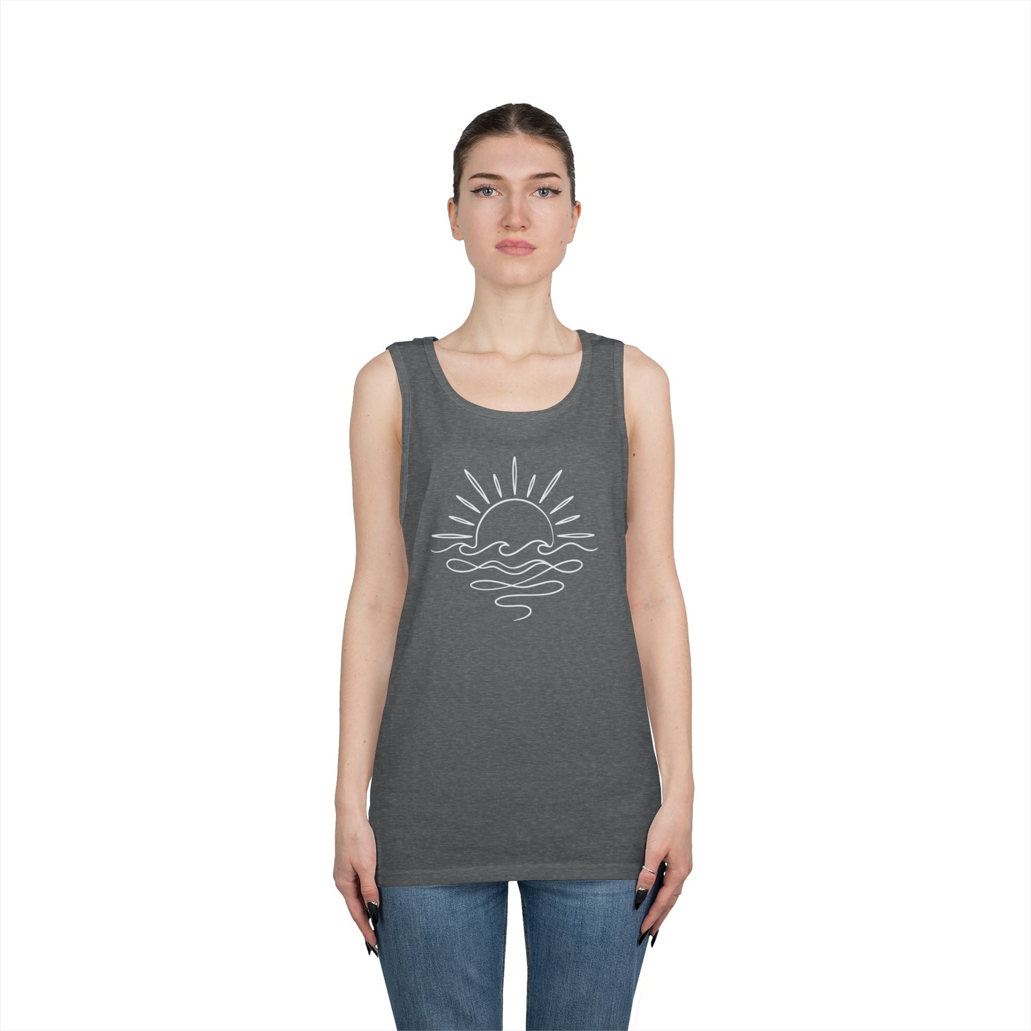 Sunny Sea Heavy Cotton Tank Top