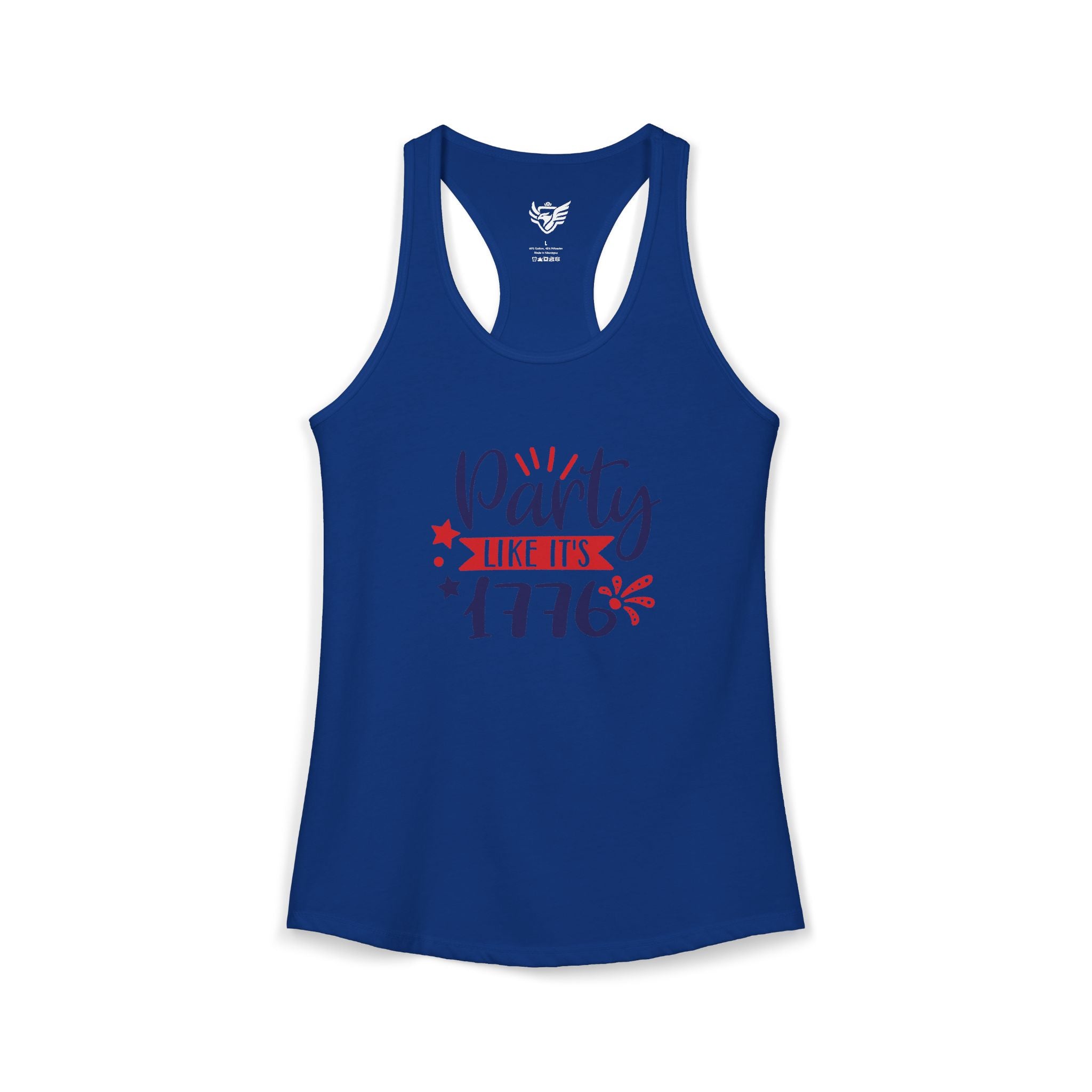 Party Like It's 1776 Ideal Racerback Tank